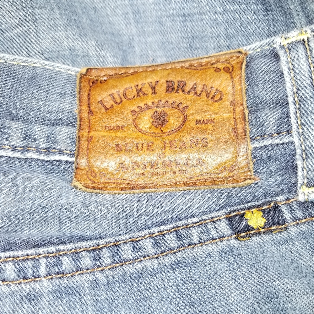 LUCKY BRAND JEANS 221 ORIGINAL STRAIGHT 28X32 - Picture 5 of 8